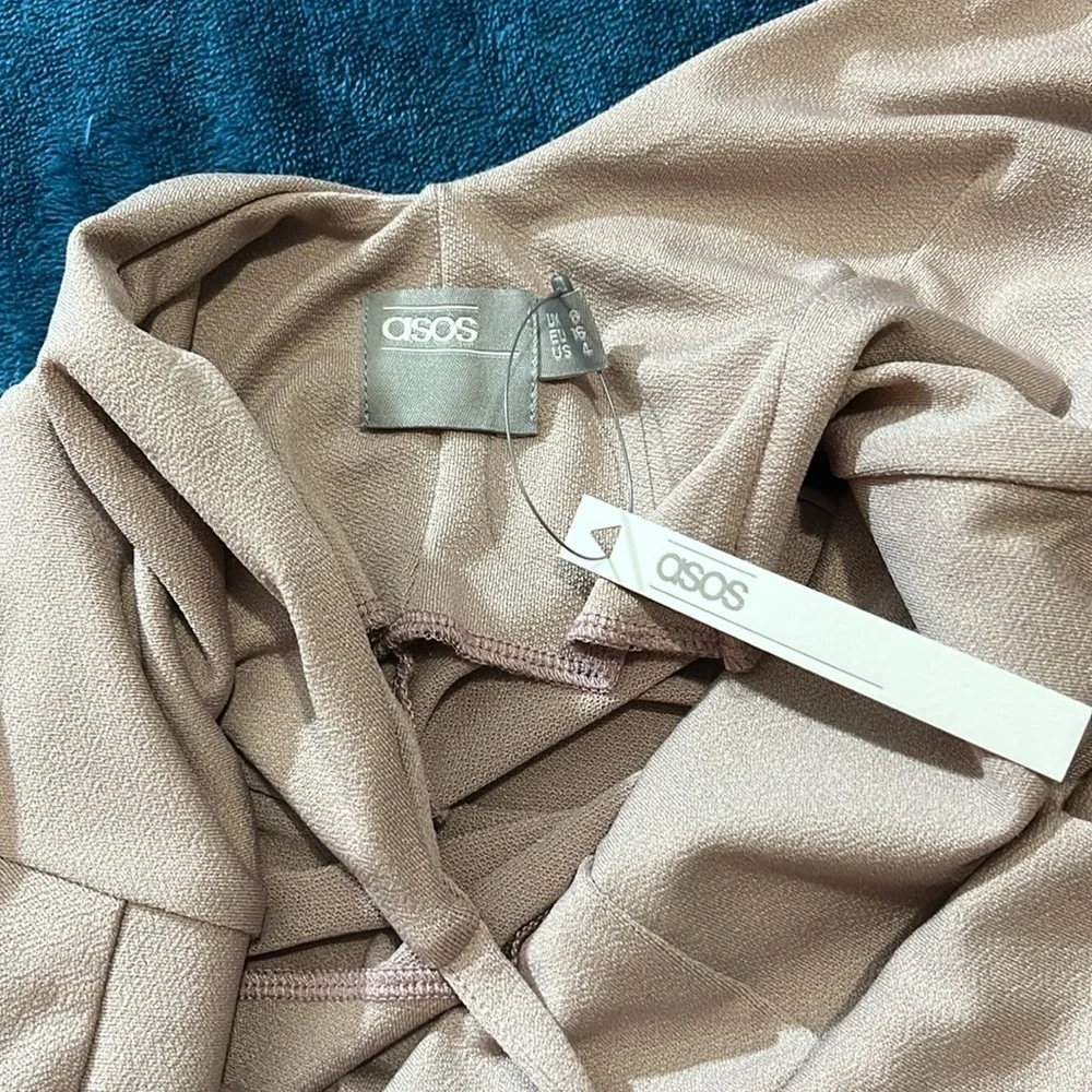 ASOS spaghetti strap dress! Color beige! Pit the pit 17 inches. Length 36 inches - Picture 17 of 17
